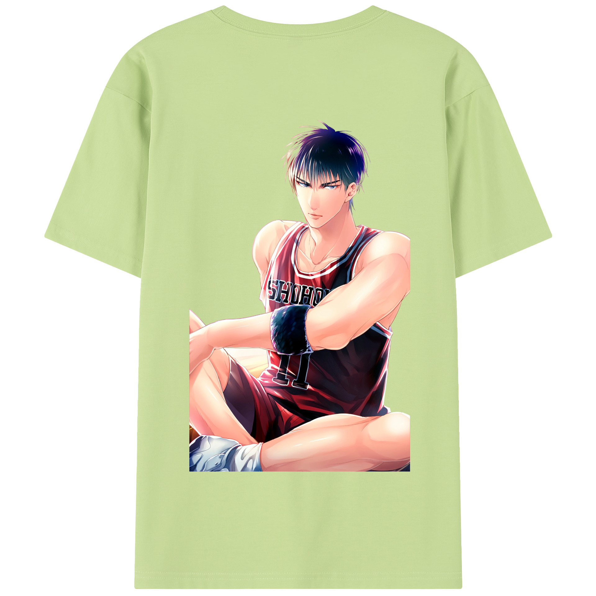 SLAM DUNK／スラムダンク 綿100％半袖Tシャツ（背面プリント）